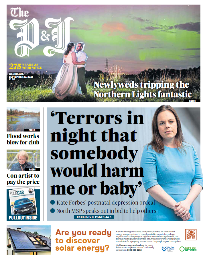 I sat down with Kate Forbes last week to discuss her own personal experience with postnatal depression. She was very open and honest. It made for a powerful interview. Read the full story, here: buff.ly/3PMiS5y
