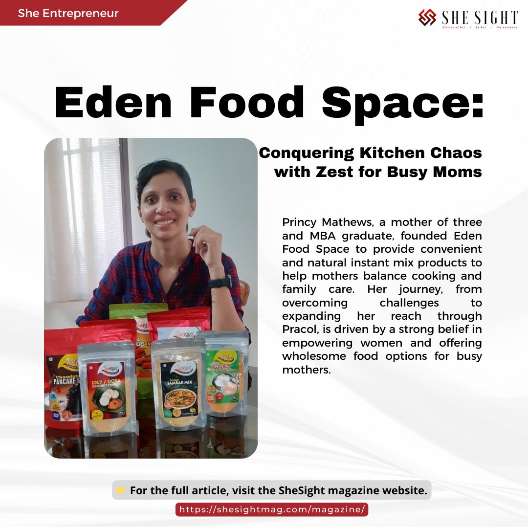 Eden Food Space: Conquering Kitchen Chaos with Zest for Busy Moms shesightmag.com/magazine/
#EdenFoodSpace #KitchenChaos #BusyMoms #WorkingMoms #InstantMixProducts #BalancingAct #FamilyCare #NaturalProducts #WomenEmpowerment #Mompreneur #SheSightMagazine #EmpowerHer #SheSight