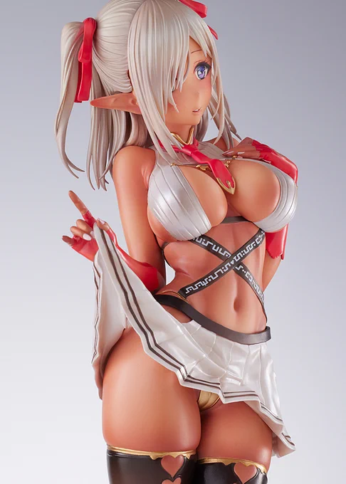 【予約開始】amiami×AMAKUNI様より「大褐色時代 チョコエルフ」のフィギュアが予約開始となりました!チョコレートのような肌と白い衣装のコントラストが最高です!この機会にぜひよろしくお願いいたします■あみあみ  