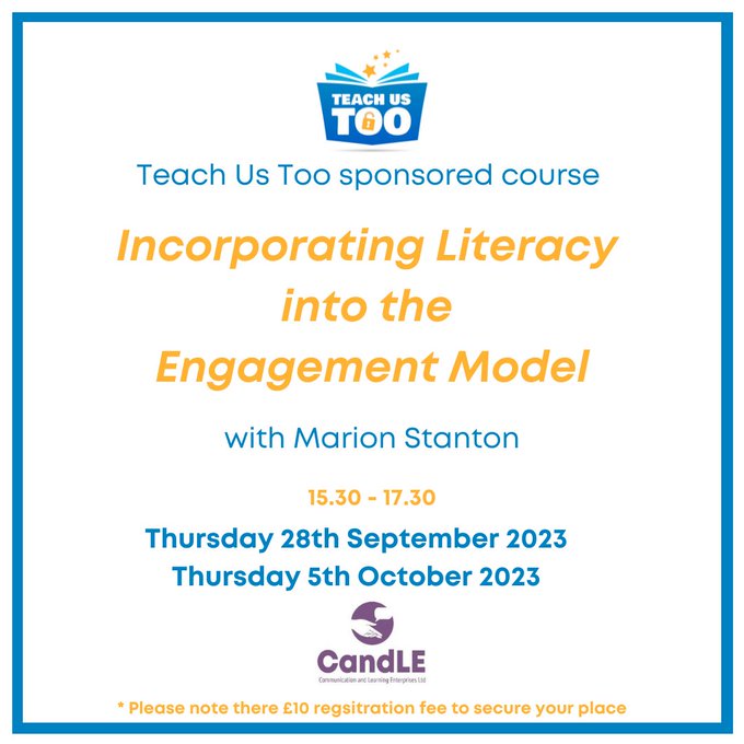 eyecantalk's tweet image. Without Marion Stanton @CandleAAC advice I would not be able to write.  

Register for your place here: teachustoo.org.uk/incorporating-… 
#RaiseExpectations @TeachUsToo 

Please retweet @PMLDlink @Point5PMLD @nasen_org @SENCOcoach @sencochat @teachPMLD @drsarahmoseley @SEND_Network