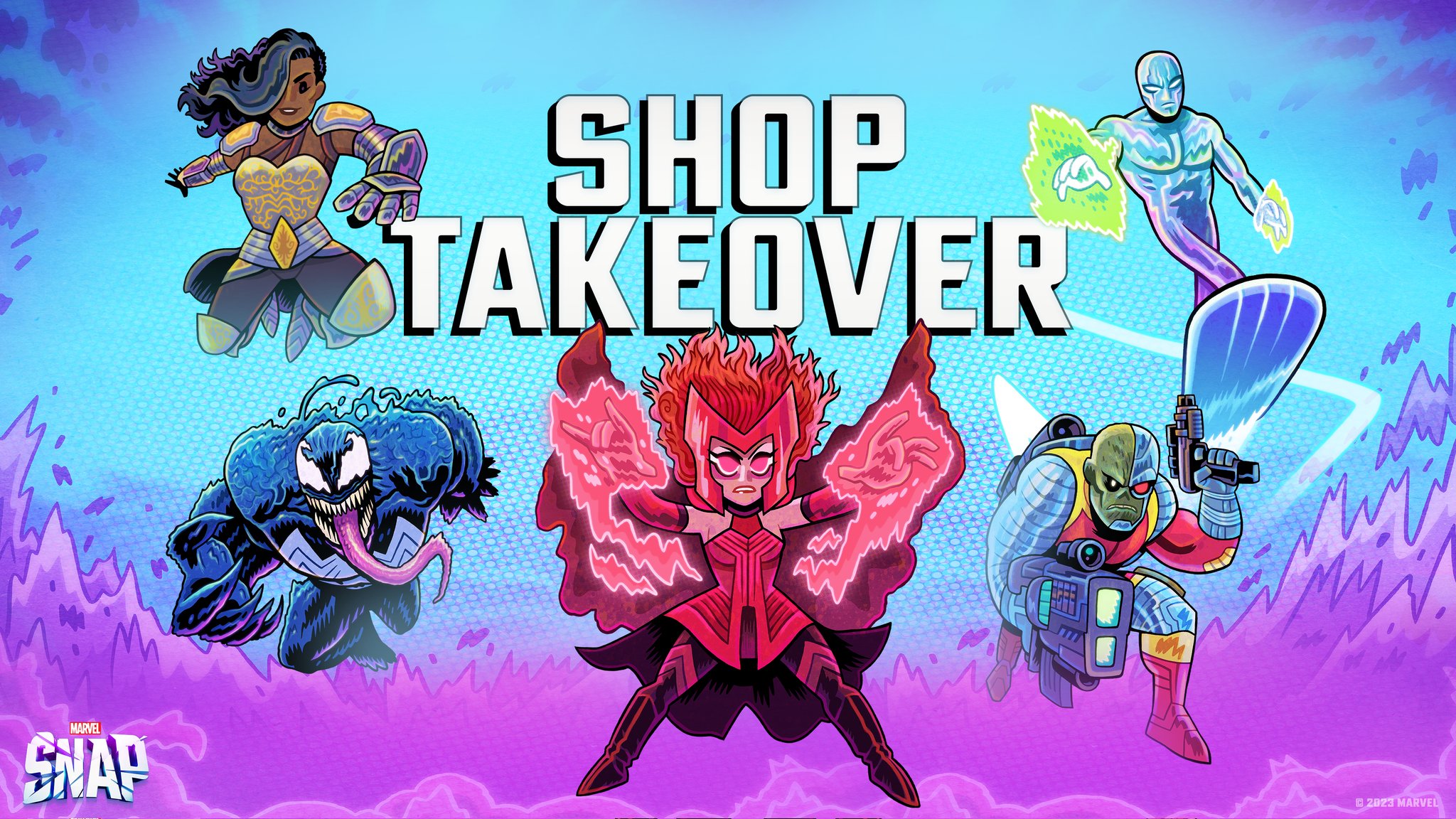 MARVEL SNAP - Whoa, our latest shop takeover is here! These — and many  more! — mystical Midnight Sun's variants are headed to your Daily Offer  shop from now until Oct 13