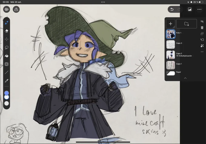 Colored some skecthes from today