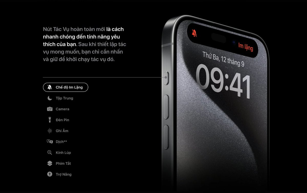 52hzbox's tweet photo. Apple's decision to replace the physical Ring/Silent switch with the Task Button is a fantastic move.

I won't talk about the Task Button until the iPhone 15 Pro/Pro Max is released, but I've been expecting it in my prediction articles about the iPhone Titan. The main reason is that, for me, the Ring/Silent switch on the iPhone has long been redundant as I always keep my phone on silent mode.

1. Most users nowadays keep their phones on silent mode.
   If you look around, you'll see that the majority of people around us keep their phones on silent mode, especially in the workplace, public spaces, and even at home. The reasons for keeping it on silent are:

   - Using the ringer can disturb colleagues at work.
   - Using the ringer can disturb others in public places.
   - Phones tend to be within arm's reach or in plain sight of the user.
   - Users often use smart wearables to receive notifications, such as smartwatches and fitness trackers.

2. The primary function of the Ring/Silent switch has many alternative solutions.
   The main purpose of Apple creating the Ring/Silent switch was to allow users to quickly switch between Ring and Silent modes. Later, Apple introduced various other ways for users to quickly silence a call, such as flipping the phone face down or pressing either of the volume buttons.

3. Apple is adding features rather than removing the Ring/Silent switch.
   We still have a physical button there, always ready to perform assigned tasks. It's just that now, the physical switch has been replaced by a button, which is a slightly different action.

   Some argue that the button press is not as quick as flipping the switch. I find this to be a matter of preference and have no basis for this claim. I think the button press is simpler. There is also an argument that the button may be difficult to press when it's recessed, especially with a case on. I find this argument to be unfounded; a case would similarly cover the physical volume buttons, and light or firm button presses depend on case design, not the button itself.

4. The Task Button can have many useful features.
   As I expected, the iPhone 15 will have a Task Button that can be assigned various functions, similar to the Apple Watch Ultra. For me, the Task Button on the iPhone will be much more useful than on the Apple Watch Ultra. As of now, the Task Button on the iPhone can perform the following tasks:

   - Quickly switch between Ring and Silent modes.
   - Activate the Focus mode, which I don't use because I set up focus modes based on time and location (home is personal mode, office is focus mode, noon is break mode, evening is sleep mode, etc.).
   - Activate the Camera. This is excellent for those who love taking photos with their phones. Instead of having to wake the screen, swipe to the camera icon, you can now simply press the button, and the camera is ready. I'll find this feature very useful, especially when I'm out and about.
   - Activate the flashlight. I occasionally use this feature and it's definitely more frequently used than the silent switch.

   Personally, I love the upgrade from the Ring/Silent switch to the Task Button with the ability to assign different tasks. I'll often assign the camera activation function to the Task Button. What about you? Do you like the new Task Button, or do you still have a fondness for the legendary Ring/Silent switch?