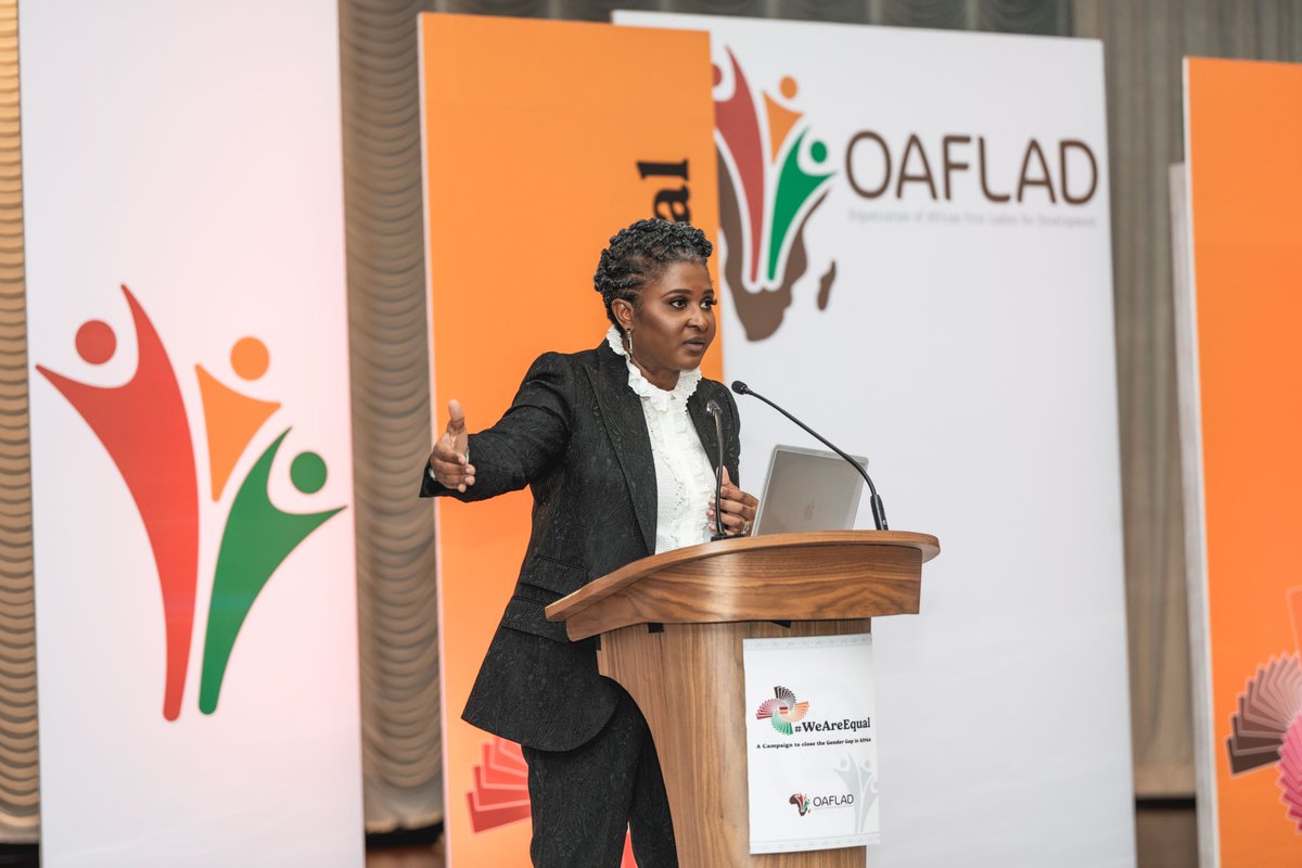 The #WeAreEqual Campaign is an initiative by African First Ladies to close the gender gap. Story by <a href="/vita_angula/">Vita_Angula</a> | Photo: OAFLAD
#AfrikanWomen #Education #Ethics #GenderGap #HumanRights #Justice #Namibia #OAFLAD #OrganisationofAfricanFirstLadiesforDevelopment #WomensRights