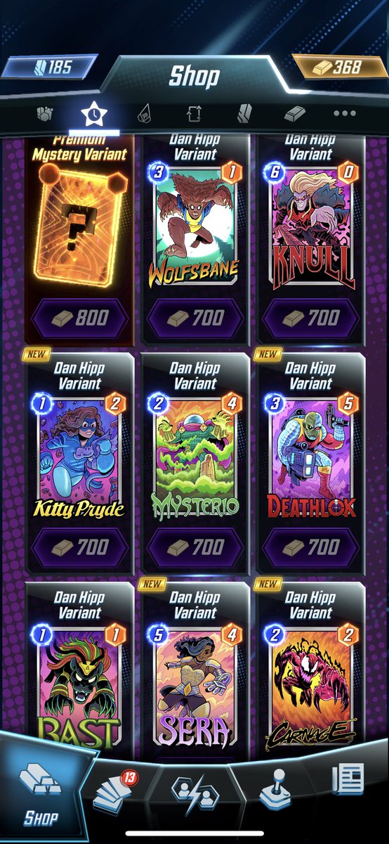 izzylikethat's tweet photo. @UntappedSNAP @OwiCast This is My Shop right now, tempted. Should I get anything from Dan Hipp? https://t.co/34zNQipkeo
