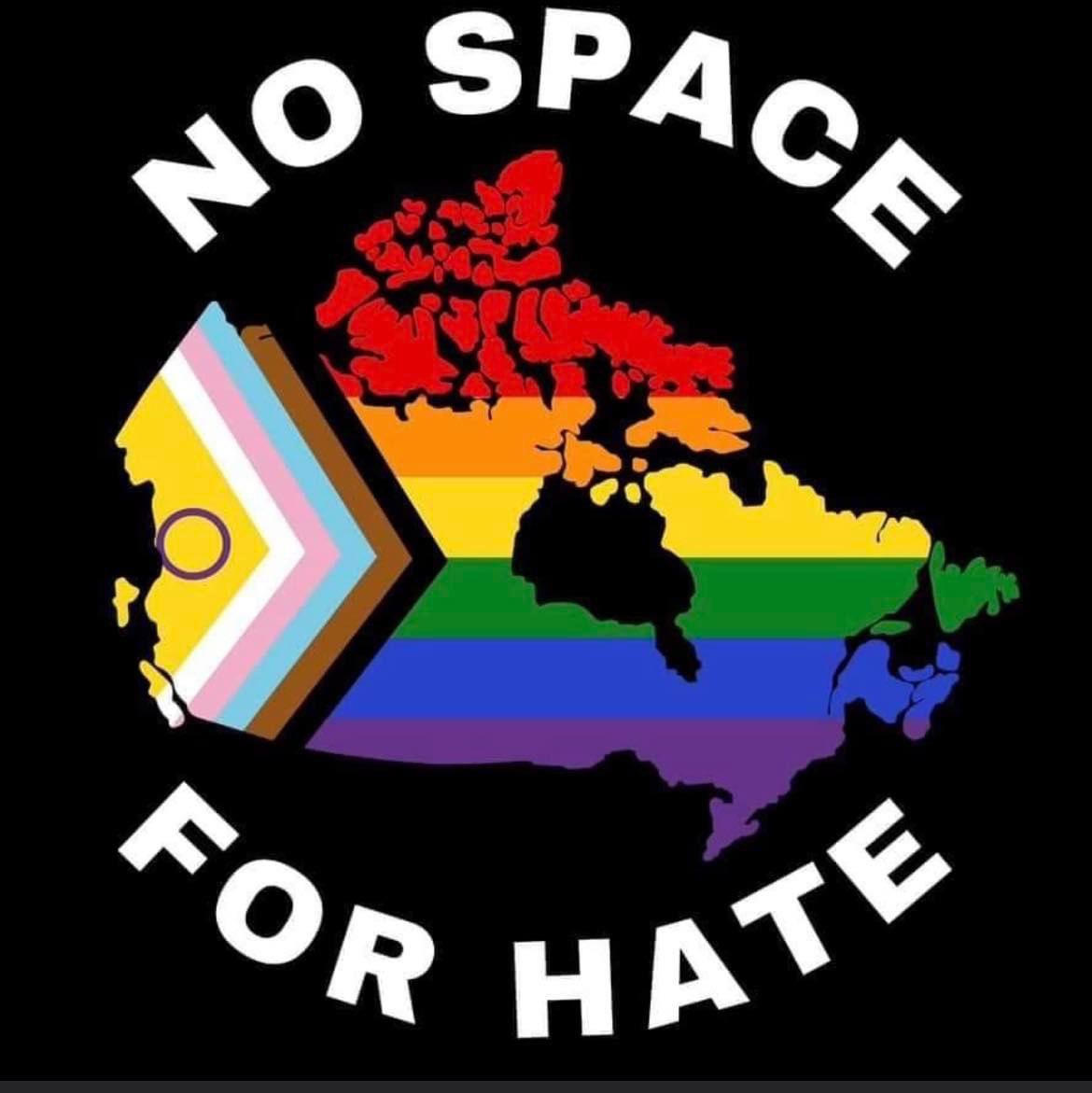 Hate-filled demonstrations have no place in Ontario. As LDSB teachers, we stand up, speak up, and show up as allies for 2SLGBTQ+ youth every day. Not going to stop. #NoSpaceForHate #TransRightsAreHumanRights #pride #ontario