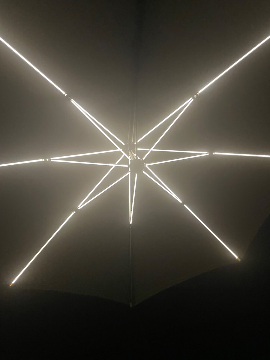 Obi_Wentz's tweet photo. @Lowes was really looking forward to my brand new 11ft umbrella with led’s and it was great for about a week.  Now, I fire it up at night and one bar is completely out.  Is there anyone who can help.  The store I bought it in left me on hold to “look into it” https://t.co/xL5kP7LL8O