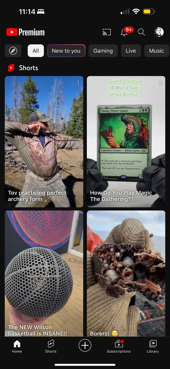 lucasfendley's tweet photo. @YouTube if I wanted shorts to be the first thing I saw when opening your app I would have gone to TikTok. Please don’t ruin my favorite app. Show me the videos of the people I subscribe to https://t.co/qOxV0WAVUV