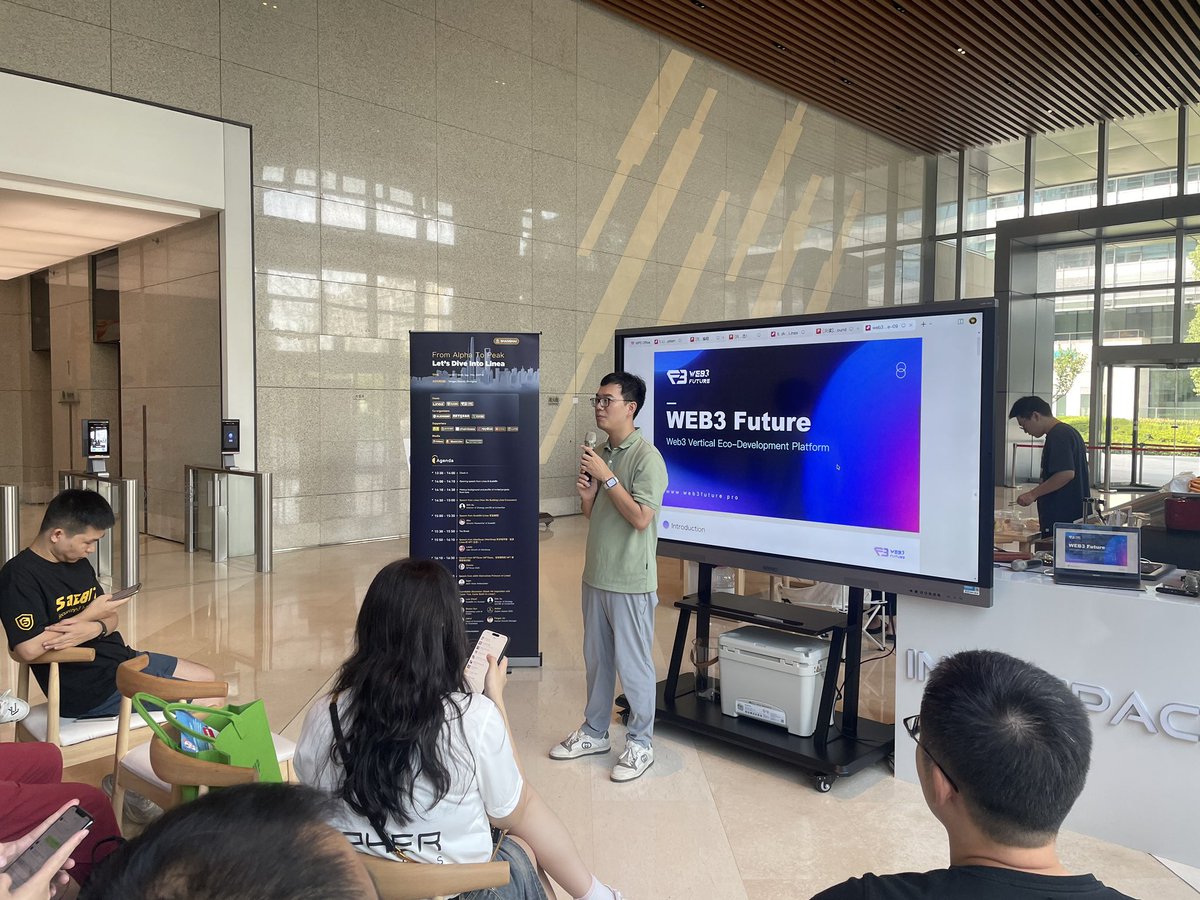 Shit333Web3's tweet photo. Very excited and bumping for The Event
"From Alpha To Peak" in Shanghai! Thanks to
@LineaBuild &amp; @scalebit_  ! https://t.co/dgBUlJhafL