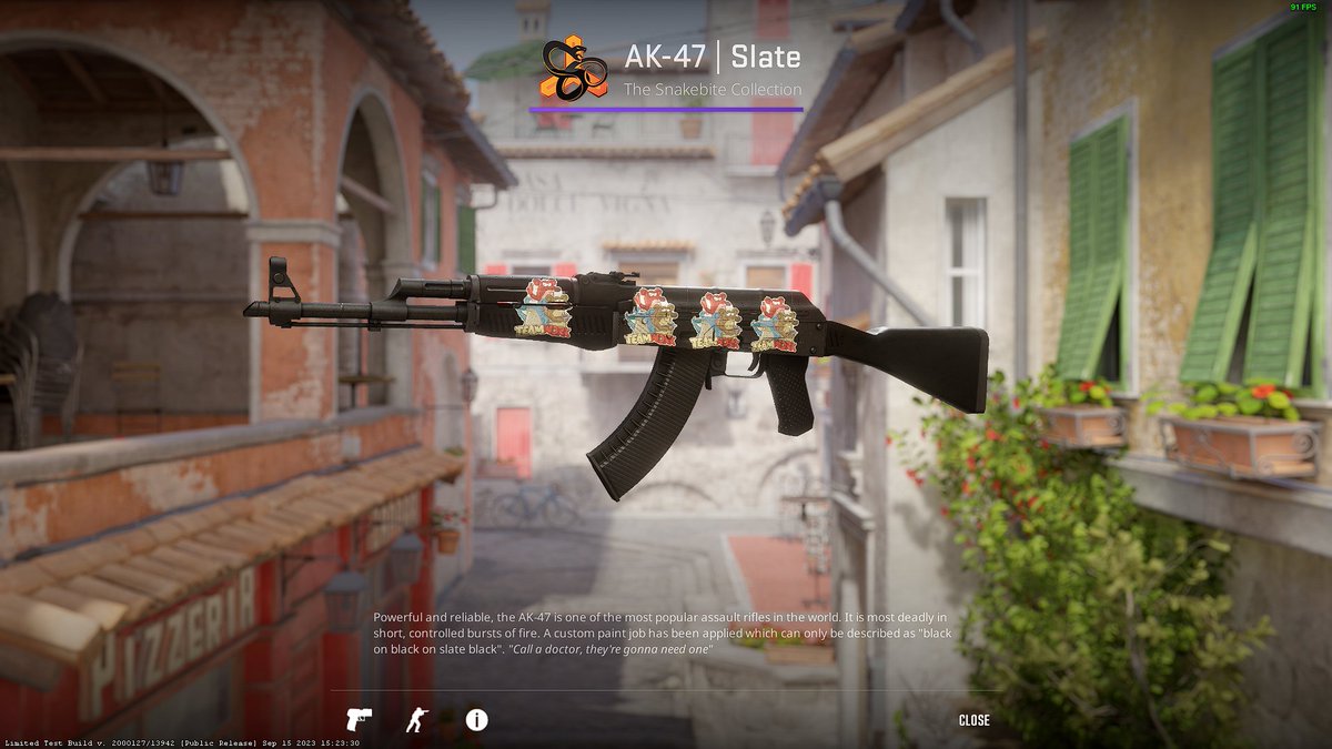 mosbalch's tweet photo. ⚠️INSANE NEW CRAFT JUST HAPPENED⚠️

Rat Pack, the MOST EXPENSIVE sticker in the game, was applied FOUR TIMES on a 0.3570 float AK-47 Slate 🥶🥶🥶

~$320,000 applied &amp; THE MOST EXPENSIVE craft currently possible in Counter-Strike! 💸 https://t.co/ifnpi9tHnx