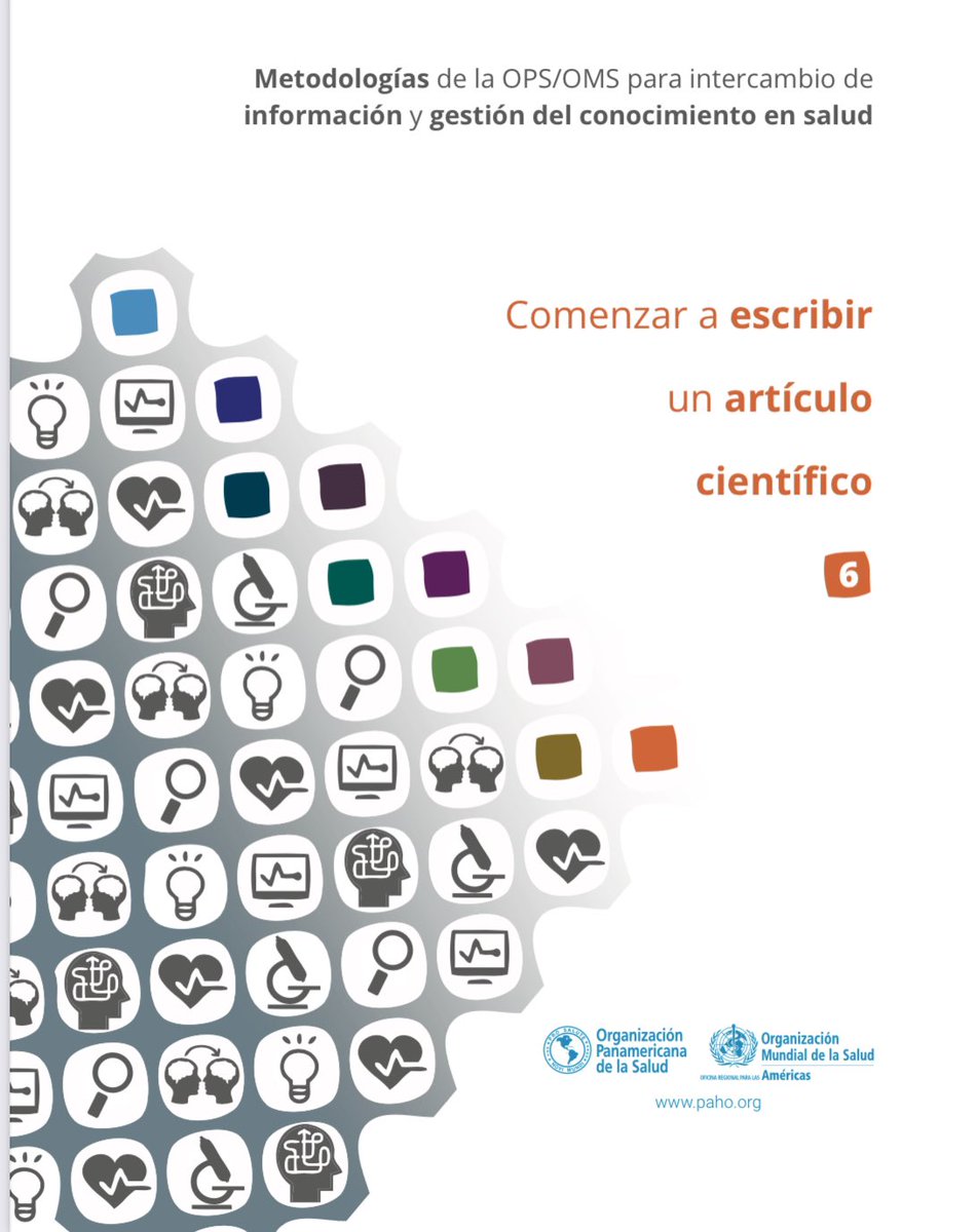 #GuíaRápida para escribir un artículo científico 

🍁 iris.paho.org/bitstream/hand….