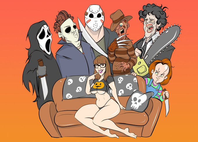 How sexy is this fan art?!!! I&rsquo;ll be getting stickers made of the &ldquo;clothed version&rdquo; lol 😜🤓🖤👻 #fanart<a href="/tag/fanart"class="tags"><span>#fanart</span></a><a href="/tag/horrorart"class="tags"><span>#horrorart</span></a><a href="/tag/horrorcommunity"class="tags"><span>#horrorcommunity</span></a><a href="/tag/naughtys"class="tags"><span>#naughtys</span></a>