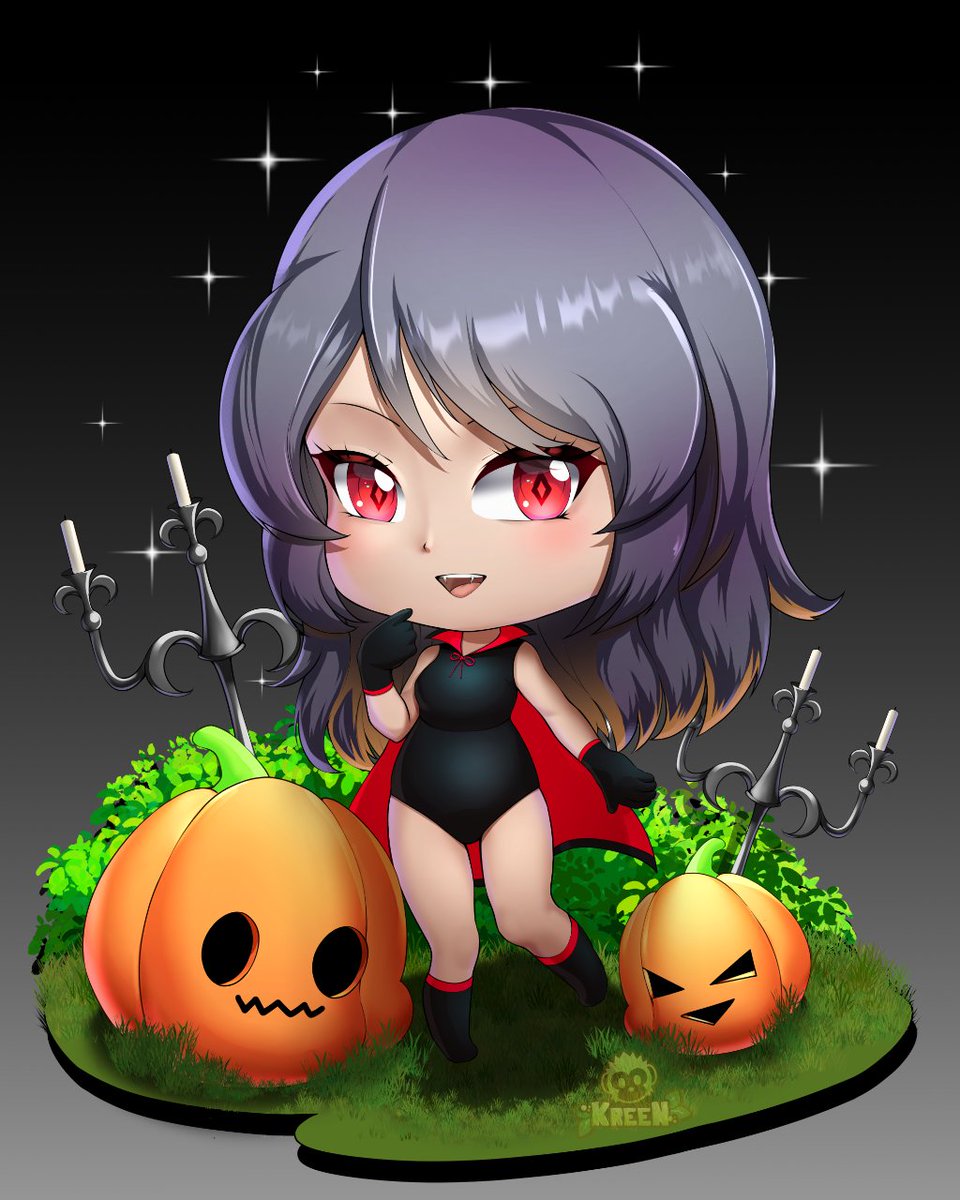 kreen_0's tweet photo. Heya! Continue with the YCH days! chibi. Request yours via DM, there are 4 slots available. It can be your OC or any character you like. Order now to have it ready for Halloween! (๑˃̵ᴗ˂̵)/ #YCH #Icon #Commission #OC #Character #Halloween #SlotsAvailable https://t.co/YEerzV5FeC