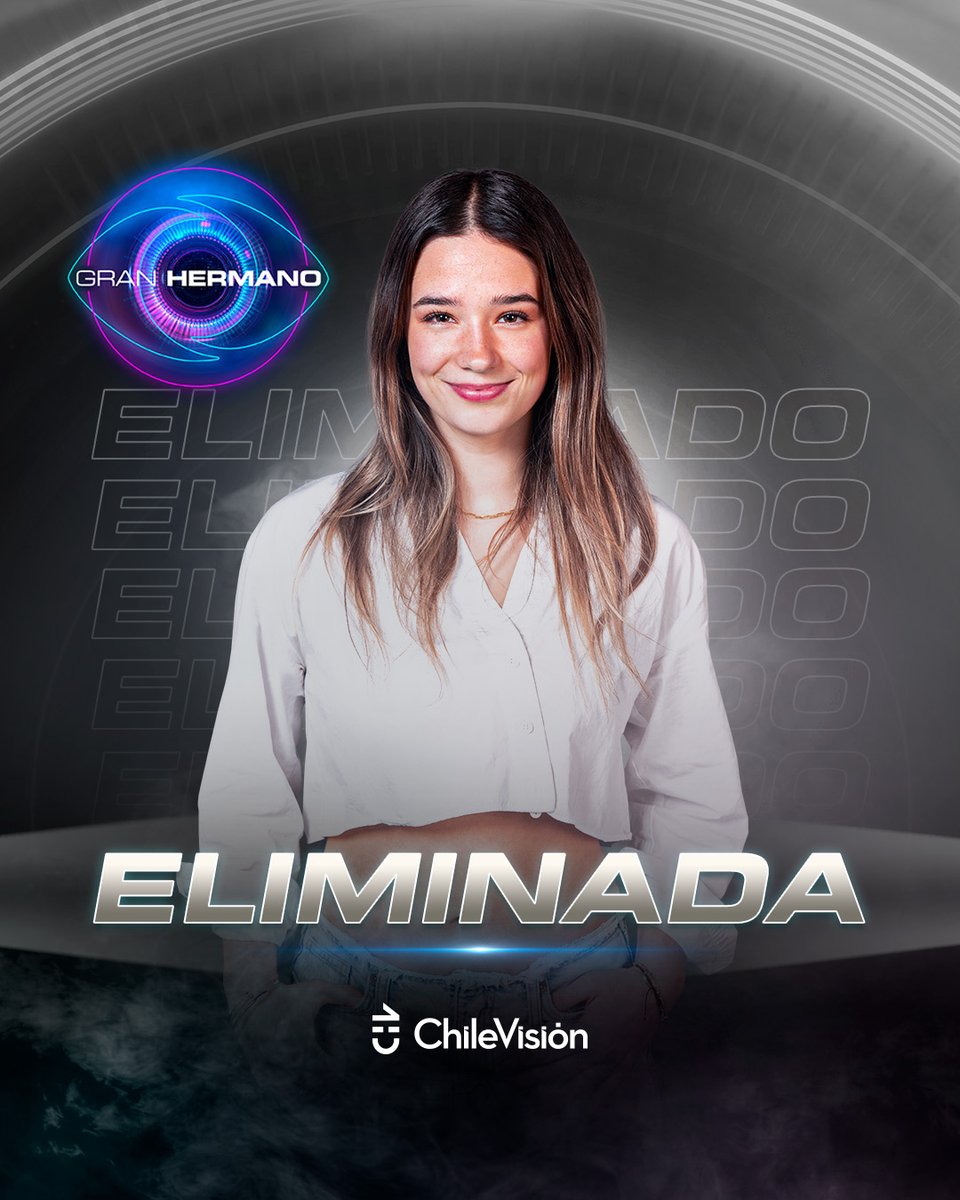 chilevision's tweet photo. ¡NUEVA ELIMINADA! 👁️

Por decisión del público, Alessia se convierte en la nueva jugadora que abandona la casa de #GranHermanoCHV ✨ ¿Qué te pareció esta decisión? 

Espía la casa en @PlutoTVAR �� https://t.co/1YL1Jkqy6i