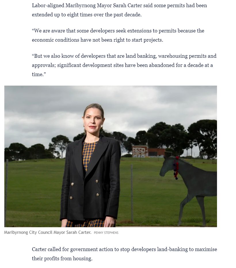 Local State MP, Katie Hall’s performative letter writing to Council about land banking 6 month ago (a state jurisdiction) looks like a #Labor spat with Labor Mayor calling 4 Katie’s Govt to act. Once again Labor wld rather point fingers than serve #MelbWest. #springst #footscray