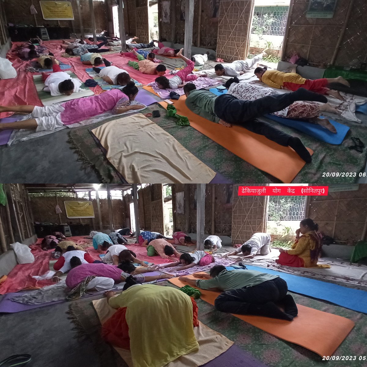 yoga_land's tweet photo. 💐----------------------🧘‍♀️🧘‍♂️--------------------💐

Assam #Sonitpur yog Shivir/centres 

Yog Mitra... #Ripon Boro #Pallabi Das #Manju Devi  and #Dulumoni Phukan ji  

Date...20.09.2023--------------------🧘‍♀️🧘‍♂️ https://t.co/jrJyFhyHZY