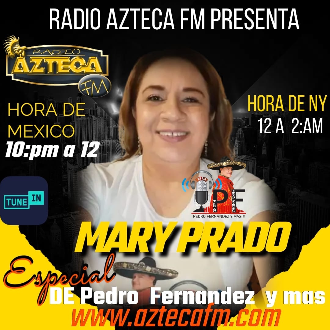 Maryprado_g's tweet image. @pedro_fer hola guapo, andas por aqui? Ya casi inicia el programa por @AztecaFm 
aztecafm.com