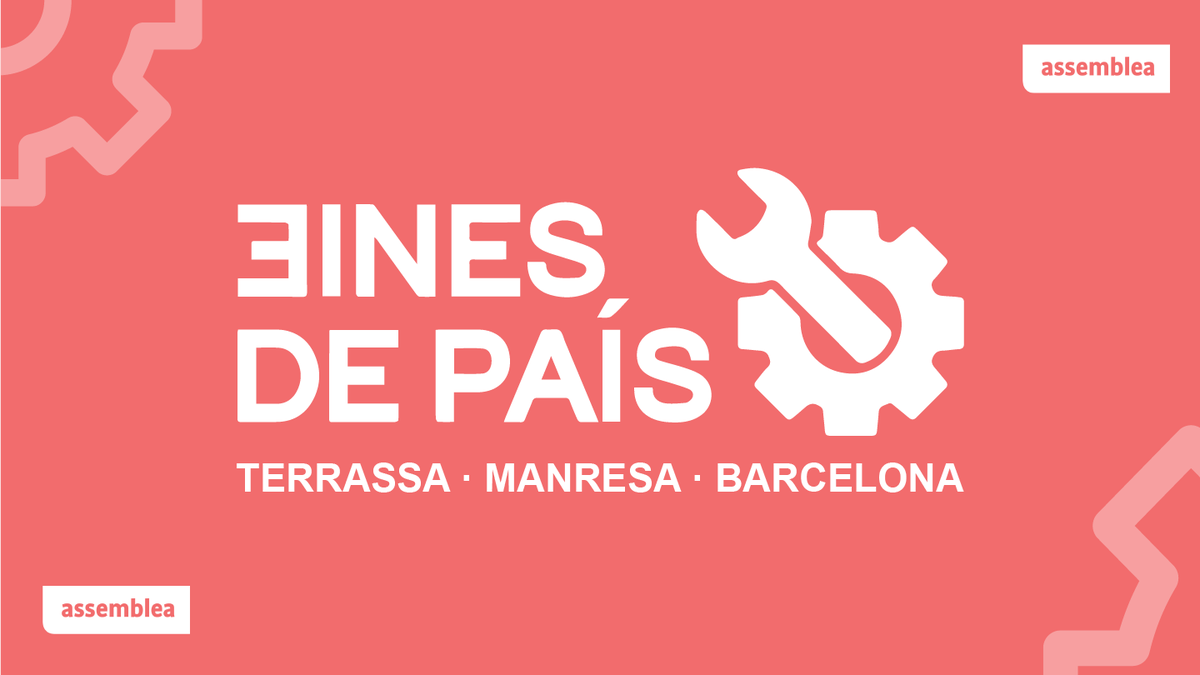 🟥⚙️ 20 de setembre
Vota  de 10 a 17 h presencialment a les eleccions de la Cambra de Comerç!
Vota <a href="/EinesDePais/">Eines de País</a> <a href="/EinesPaisCambra/">Eines de país - Un Pas Més</a> a:
📍 Barcelona: cambrabcn.org/qui-som/transp…
📍 Terrassa:  C/ Blasco de Garay, 29-49.
📍 Manresa: Muralla del Carme 17-23 2a planta (Edifici Can Jorba)