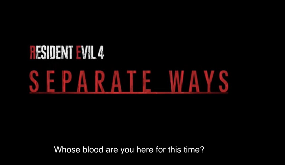 mountainsofevil's tweet image. We may play as Wesker to collect Krasuer’s blood in Separate Ways⬇️

#ResidentEvil4Remake #SeparateWays