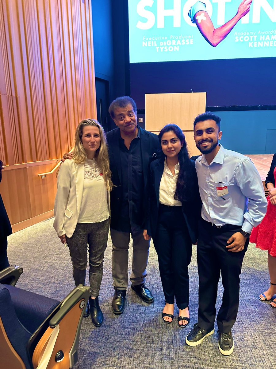 Just had the honor of meeting and talking to @neiltyson 🌌.
Your unparalleled ability to communicate science is inspiring for us #Globalsurgery 

“Facts with Feelings”🔑

Neil, when are you dropping by @joerogan’s to chat about #Shotinthearm ? Cannot wait 🎙️🚀 #MustWatch #UNGA78