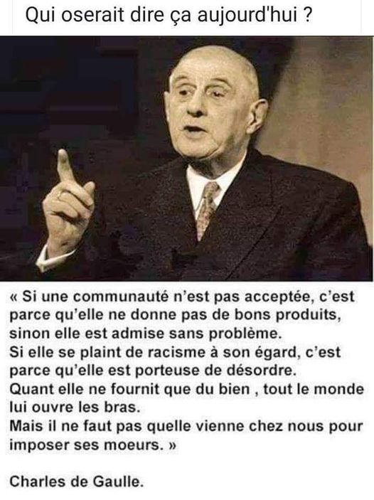 ddrdzCH's tweet image. 🌿Les mœurs (Charles De Gaulle)