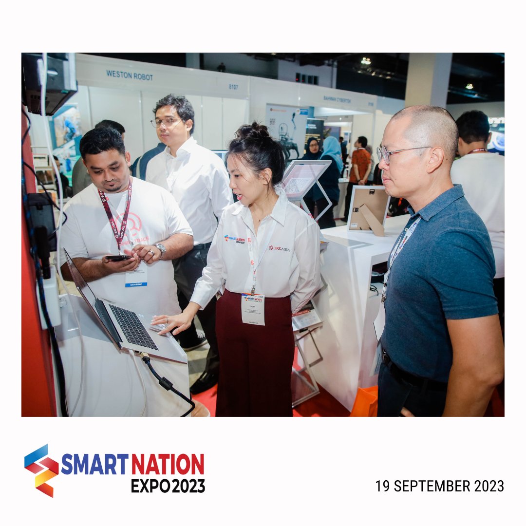 _satasia's tweet photo. Yesterday was the first day of #SmartNationExpo2023! We were happy to be able to meet everyone today. See you all again at our booth!
#SATAsia #SATeam https://t.co/rEX8abcoER