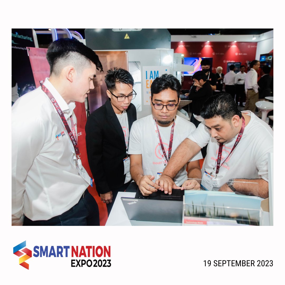 _satasia's tweet photo. Yesterday was the first day of #SmartNationExpo2023! We were happy to be able to meet everyone today. See you all again at our booth!
#SATAsia #SATeam https://t.co/rEX8abcoER