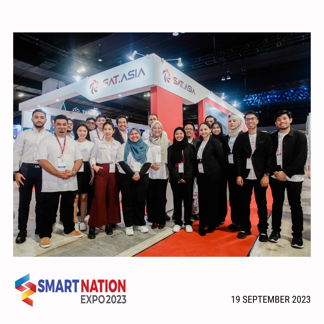 _satasia's tweet photo. Yesterday was the first day of #SmartNationExpo2023! We were happy to be able to meet everyone today. See you all again at our booth!
#SATAsia #SATeam https://t.co/4Cp5DbiKC1