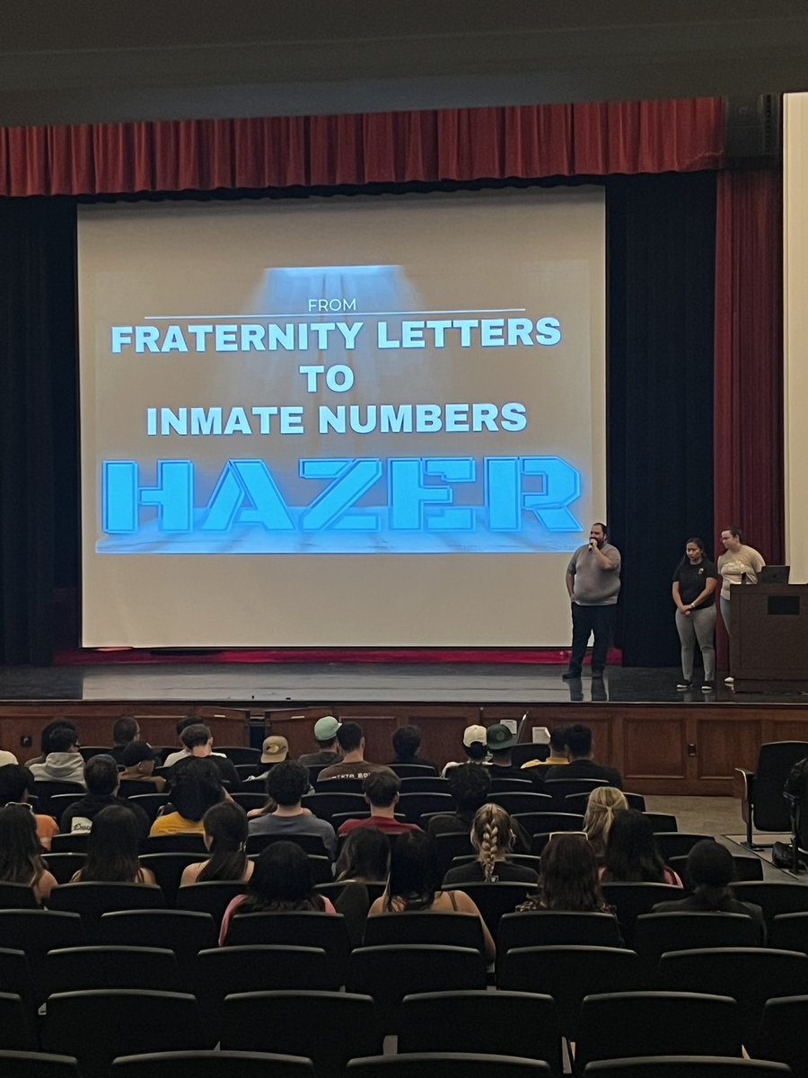 SJSUConductCrew's tweet photo. We loved partnering with @wowsjsu to have @leonard_serrato talk about ending hazing. See something, speak up &amp; break the toxic traditions. https://t.co/DLu7zkd9pd