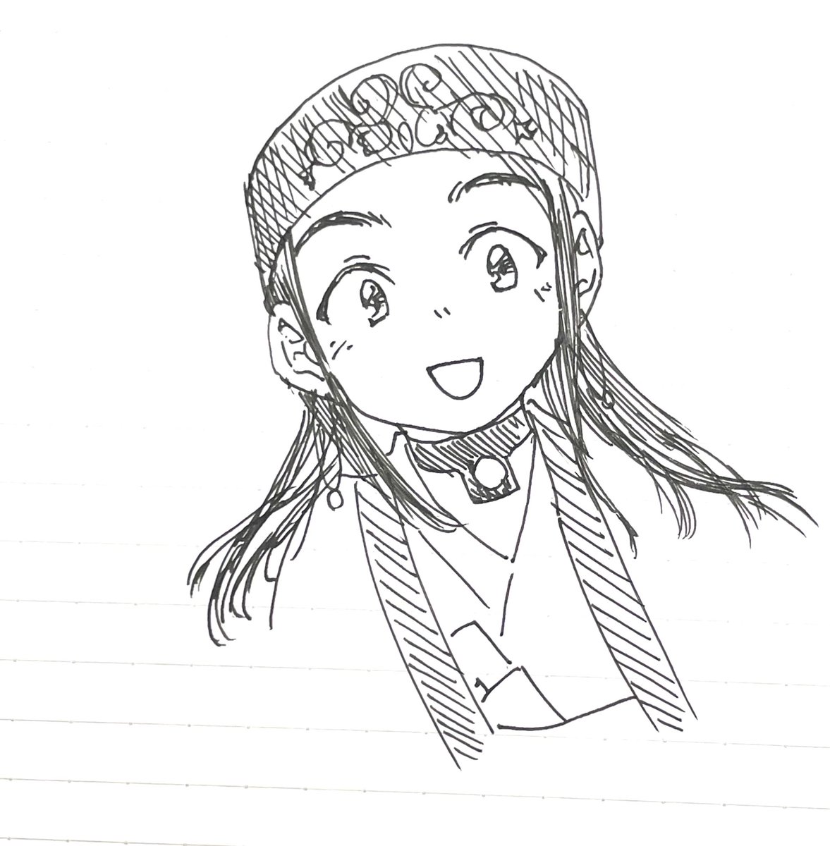 少女漫画っぽいアシリパさんを描いてと言われたから描いたのに目が小さいと……
もっとデカく描けと?
世代の違いか? 