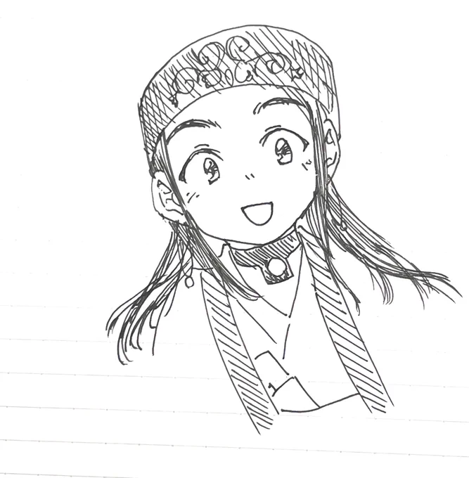少女漫画っぽいアシリパさんを描いてと言われたから描いたのに目が小さいと……
もっとデカく描けと?
世代の違いか? 