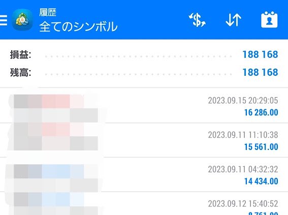 【🪽9/11〜9/15収益報告🪽】

最低証拠金5万円
（推奨8万円以上）

+188,168円

オプチャ人数が500名になり次第限定
公開にします。

🔻限定公開中🔻
→onl.la/KhcPEDm

#fx #副業 #EA #無料 #ドル円 #FX初心者　#ポンド円 #ゴールド #XAUUSD #日経先物 #ビットコイン #SP500