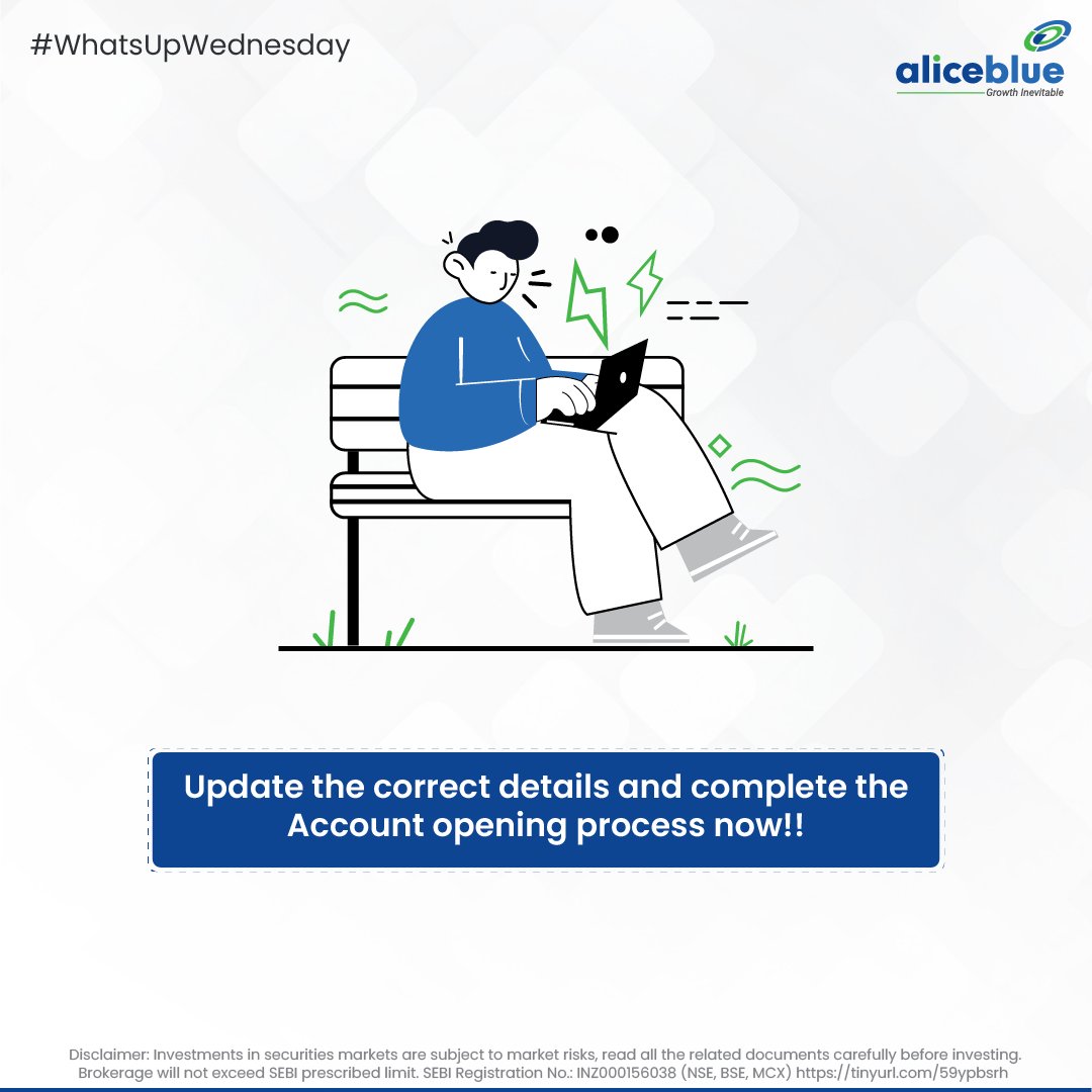 aliceblue_india's tweet photo. Explore a tailored path and discover a seamless account opening journey curated exclusively for your needs with #AliceBlue's #EKYC app
Disclaimer- https://t.co/OPoiwLb9jN
#stocktrading #stockmarket #analytics #NSE #BSE #MCX #stockbroker #demat #openaccount #joinus #sharemarket https://t.co/PYmmbTMXx3