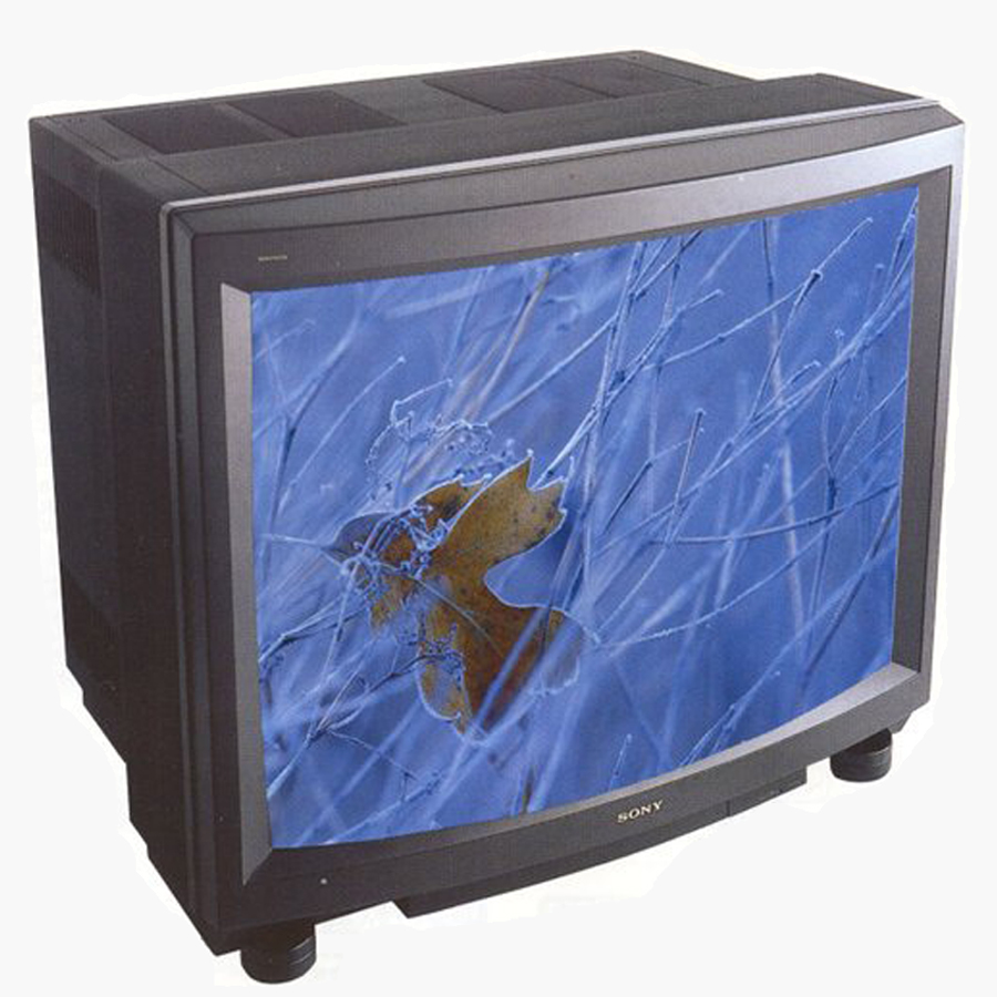 The SONY KX-45ED1/PVM-4300 is a 43-inch top-tier CRT TV. This handmade TV weighs a whopping 440 pounds (200 kg) and had a suggested retail price of around $40,000 in 1990. Very few of these TVs are thought to have survived till today.