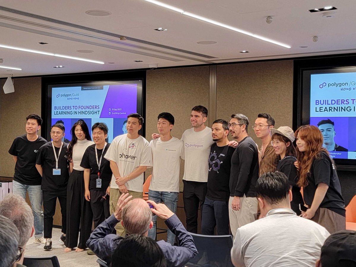 👍昨天我們參加了Polygon Guild HK Meetup活動 <a href="/0xPolygonHK/">Polygon Guild HK</a>🔥，感謝主辦單位 <a href="/852devxyz/">852dev.xyz (🦾,🇭🇰)</a> 的邀請。 很高興能親身聽到 <a href="/sandeepnailwal/">Sandeep | CEO, Polygon Foundation (※,※)</a> 分享 Polygon 2.0 。