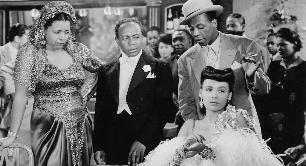 Ethel Waters, Eddie  Anderson, John William Sublett aka John W. Bubbles, and Lena Horne in a still from 
Cabin in the Sky 1943
Directed by Vincente Minnelli
#ethelwaters #eddieanderson #johnbubbles #lenahorne #vincenteminnelli #movies