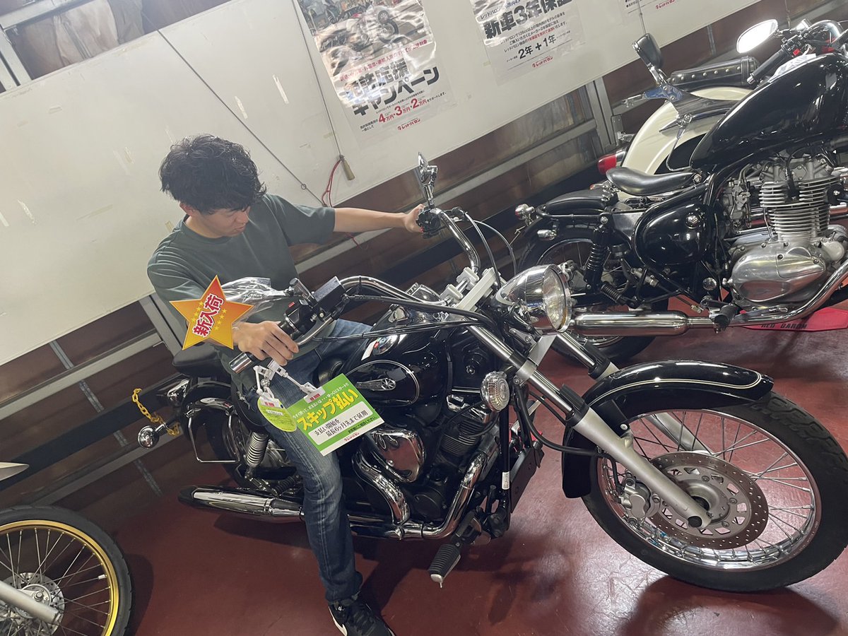 hidetoboowy's tweet photo. 免許無いけどバイク買ったたわ！ https://t.co/lAQrVEOhxx