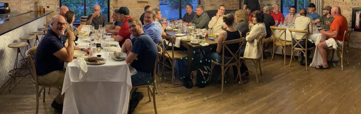 Great group of folks enjoying time at our annual North American Tillage training!  6 countries getting together for some <a href="/VaderstadNA/">Vaderstad North America</a> learning and family time!  #growingtogether