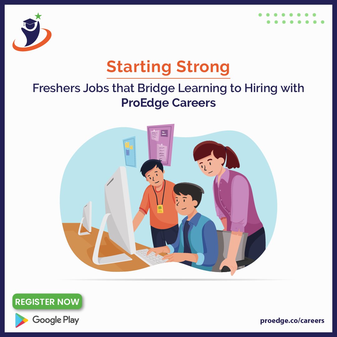 Proedge_Careers's tweet photo. Starting Strong in Your Career Journey🚀
@ProEdge_Careers offers Freshers Jobs that Bridge Learning to Hiring

Join us today and let's embark on your path to success https://t.co/0JJaCxRUW8

#ProedgeCareers #FreshersJobs #CareerJourney #CommerceStudents #FinanceStudents #ProEdge https://t.co/KQ27O37G8Z