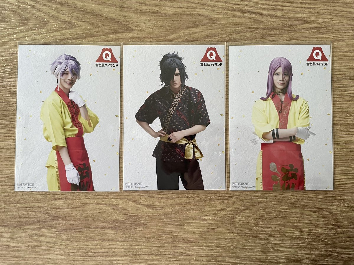 Nappe_htk's tweet photo. 【交換/譲渡】
ミュージカル刀剣乱舞 刀ミュ
すえひろがり 乱舞野外祭

譲
清麿 ○大典太 蜂須賀

求
肥前忠広 小竜景光 村雲江
○のみ600円での譲渡可

複数:1可
本日以降会場手渡し可能 https://t.co/EvsxvCqbFm