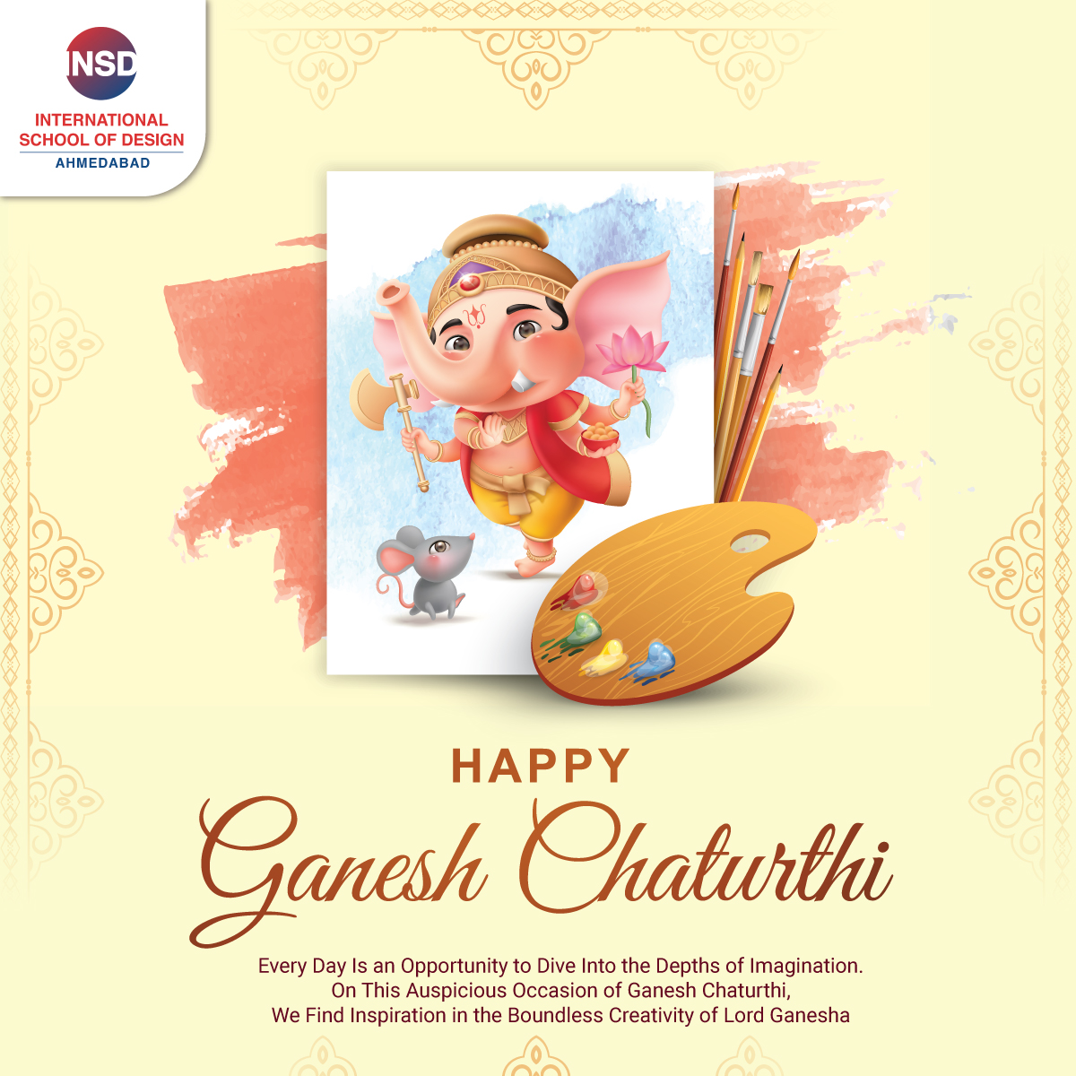 🎨🐘May your designs be as unique as the divine presence of Lord Ganesha. ✨

On this Ganesh Chaturthi, may your imagination flow freely, unburdened by conventions, and may your designs leave an indelible mark in the world of art and design. 🙏🌈

#GaneshChaturthi