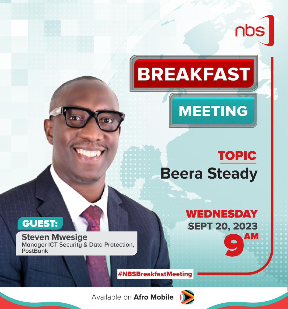 PostBank Uganda (@postbankug) on Twitter photo Discover the latest insights on cybersecurity this morning on <a href="/nbstv/">NBS Television</a> from the expert himself, <a href="/s_mwesige/">Steven Mwesige</a>, our Manager ICT Security and Data Protection. Don't miss out on this essential discussion to safeguard your online transactions. Tune in at 9:00 am and stay secure! Discover the latest insights on cybersecurity this morning on <a href="/nbstv/">NBS Television</a> from the expert himself, <a href="/s_mwesige/">Steven Mwesige</a>, our Manager ICT Security and Data Protection. Don't miss out on this essential discussion to safeguard your online transactions. Tune in at 9:00 am and stay secure!