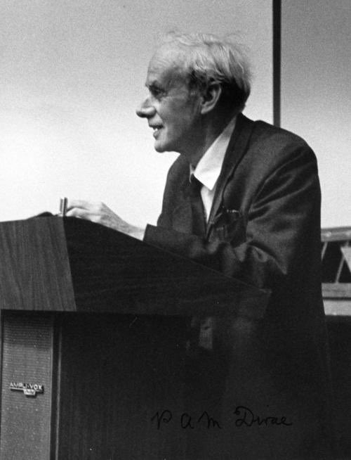 PhysInHistory's tweet photo. Paul Dirac was famously reserved and taciturn. His colleagues in Cambridge jokingly defined a unit called a "dirac," which was one word per hour. 

Dirac is famously known for his work on the foundations of quantum mechanics and quantum electrodynamics. https://t.co/aYS1PvTTw4