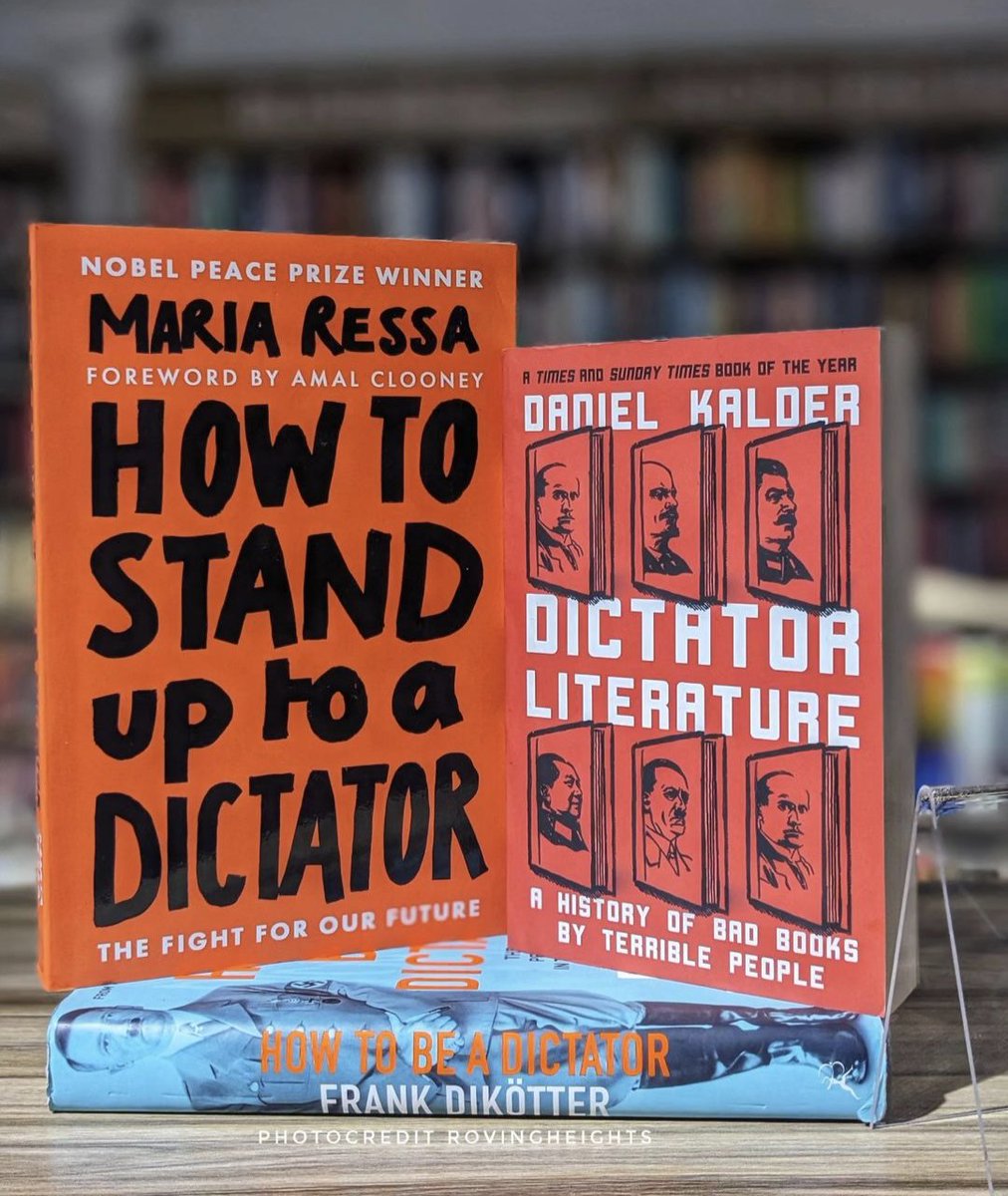 Rovingheights's tweet photo. Learn about Dictatorship with these gripping reads📚

#HowToStandUpToADictator NGN 10,000
#Dictatorliterature NGN 7500
#HowTobeadictator NGN 7000 https://t.co/Vsij8thHp9