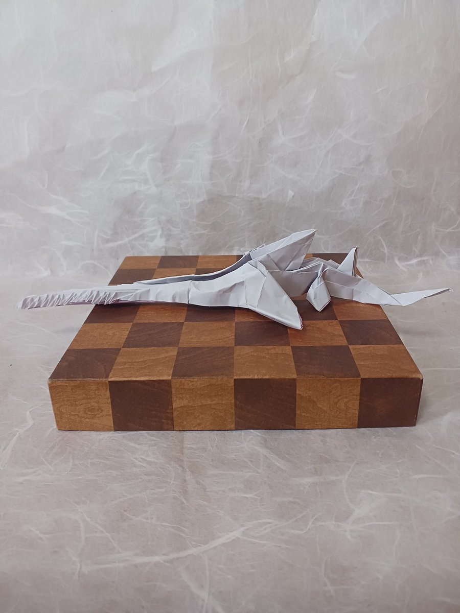 ノコギリザメを折りました！
<a href="/Hyperesthesia_o/">ハイパーステジア</a> さんの作品です！
#ステジアート