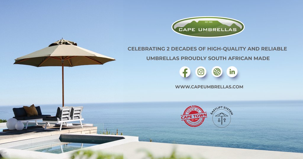 SARugbymag's tweet photo. #Sponsored β Creating a peaceful sanctuary at home, this summer, enjoy outdoor living with a uniquely designed Cape Umbrella, by Feed on Julie De Pao.
@CapeUmbrellas https://t.co/ZUCje6lmu9
#patioumbrella #shade #proudlysouthafrican #outdoorliving #umbrellas #shadesolution https://t.co/1fIrtzLFE1