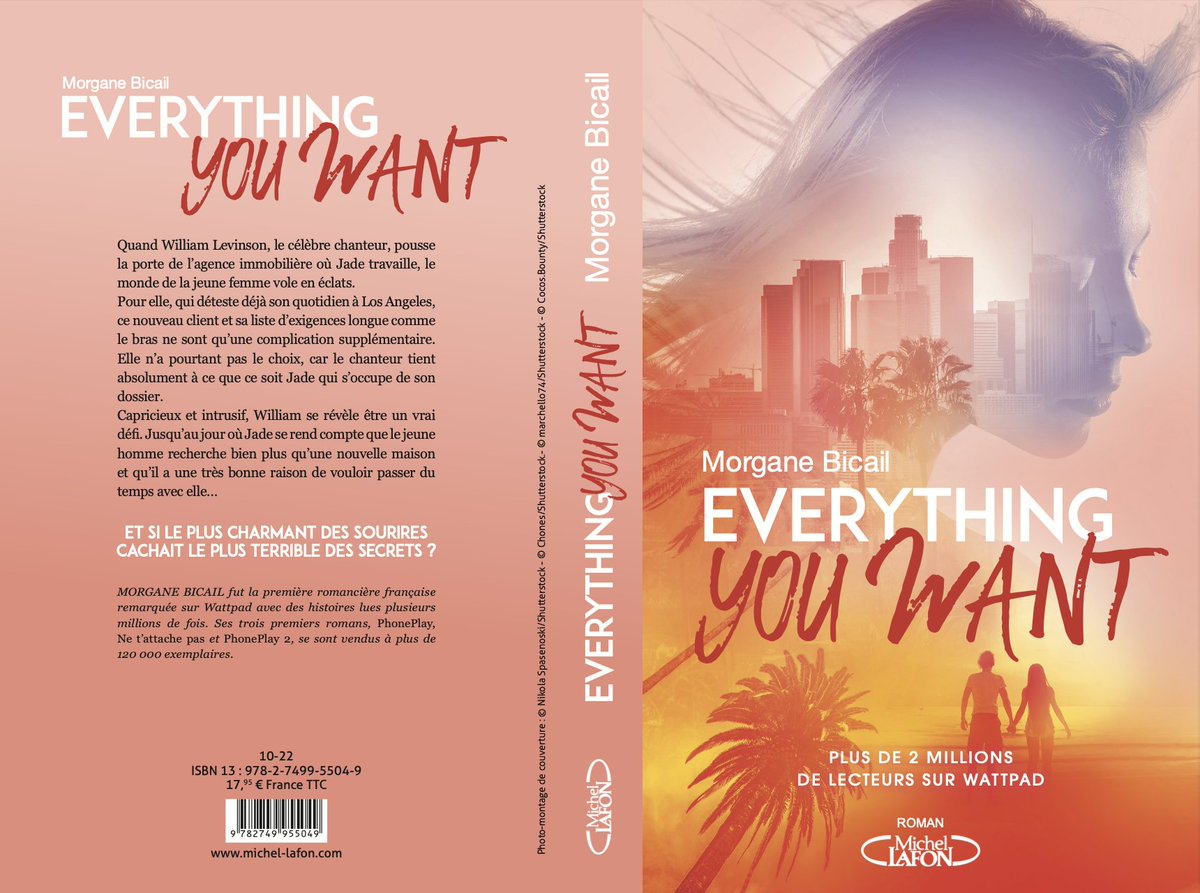 MorganeBicail's tweet photo. Hello mes amours ! 
Le 28 Septembre, la réécriture d'Handsome, sort en librairie sous le titre d'Everything You Want !!! Je suis tellement heureuse, vous ne pouvez pas imaginer ! J'ai tellement hâte que vous redécouvriez les personnages !! https://t.co/3DsjKJmXFr