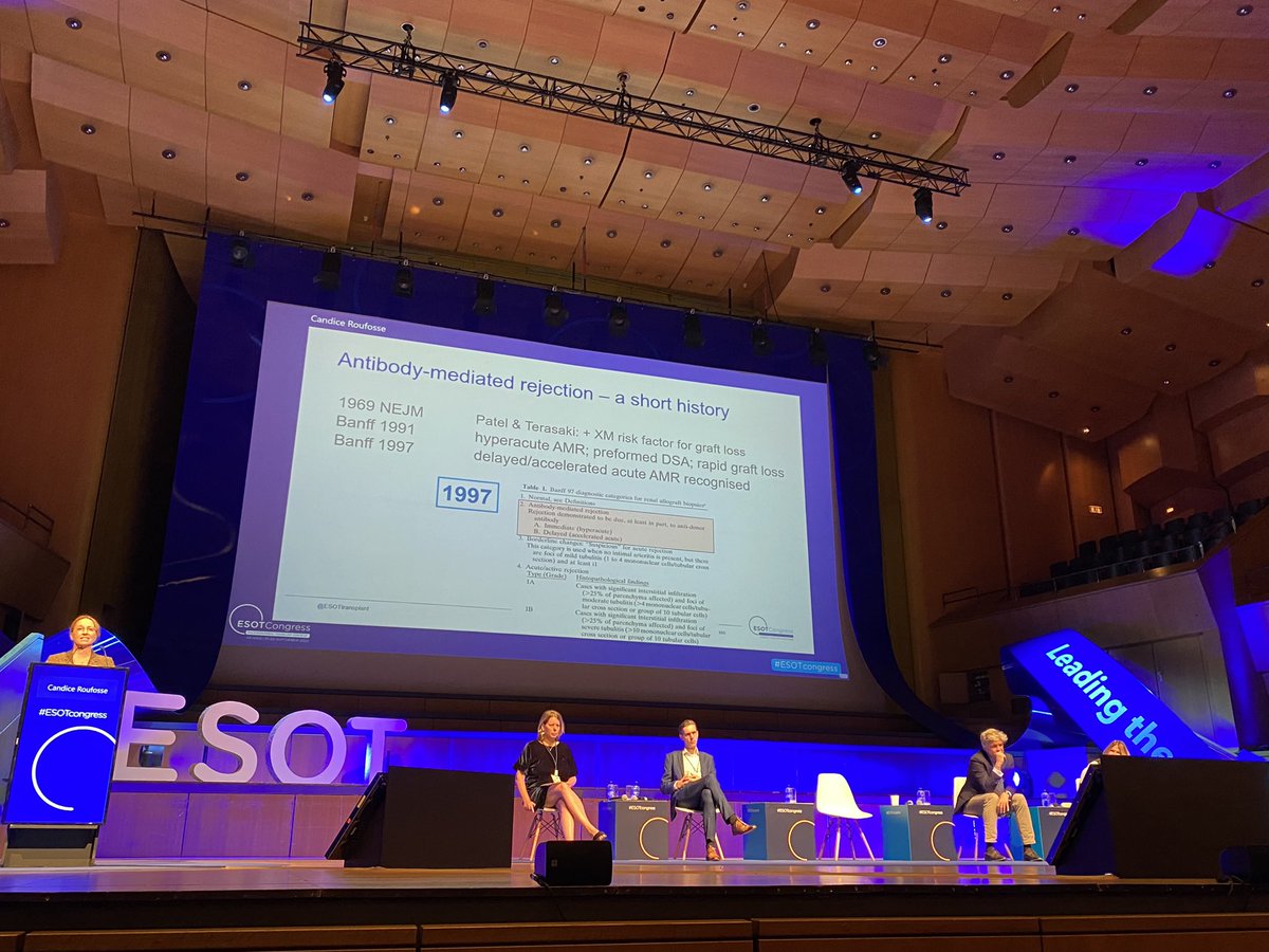 No rest for the brave! We are about to go through all the prismatic shades of AMR from phenotyping to treatment with @CandiceRoufosse, @Olivier_Thaunat, @MCrespoBarrio and Carmen Lefaucheur! Come and join us! #ESOTcongress @ESOTtransplant