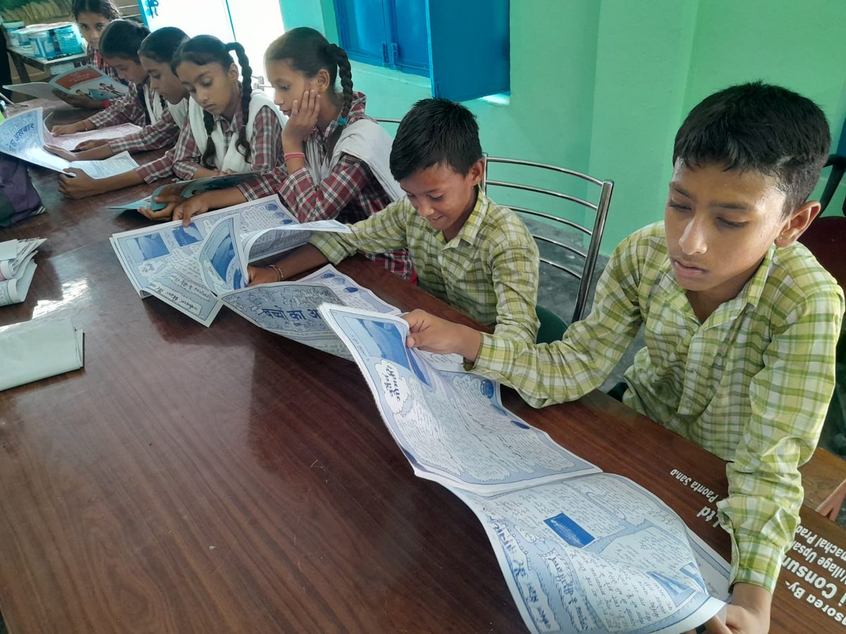 sangeeta_angom's tweet photo. We are delighted to announce that our 14 GangaAqualifeKnowledgeCentre(#BalGangaPrahariCorner)is ready for inauguration atGovt.HighSchoolBehral,https://t.co/nhtoW27HGP represents our commitment to environmentalEducation in region,fostering a deeper understanding ofRiverEcosystem. https://t.co/TiO4NB7jic