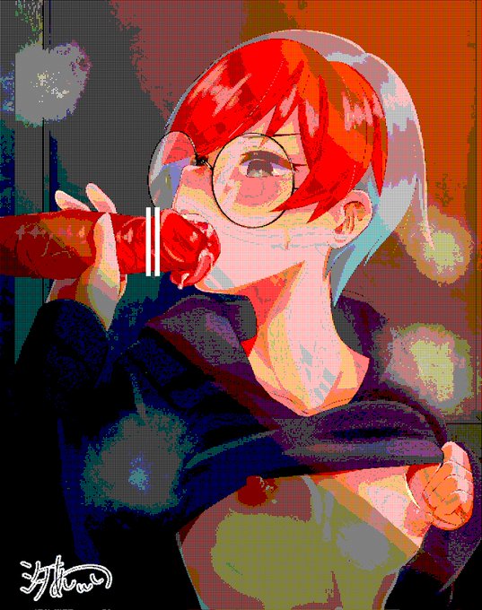 ドットフィルター楽しいねぇ 